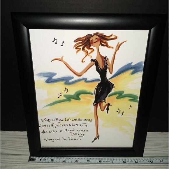 Wild Women Dance Like No One Is Watching Framed Print By Judy Kaufman 11½x9½ - Picture 8 of 8
